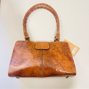 Patricia Nash Italian Genuine Leather Bag Vintage Style